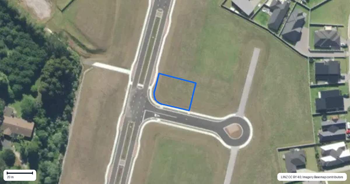 Property context map for 1 Langman Court, One Tree Point, Whangarei