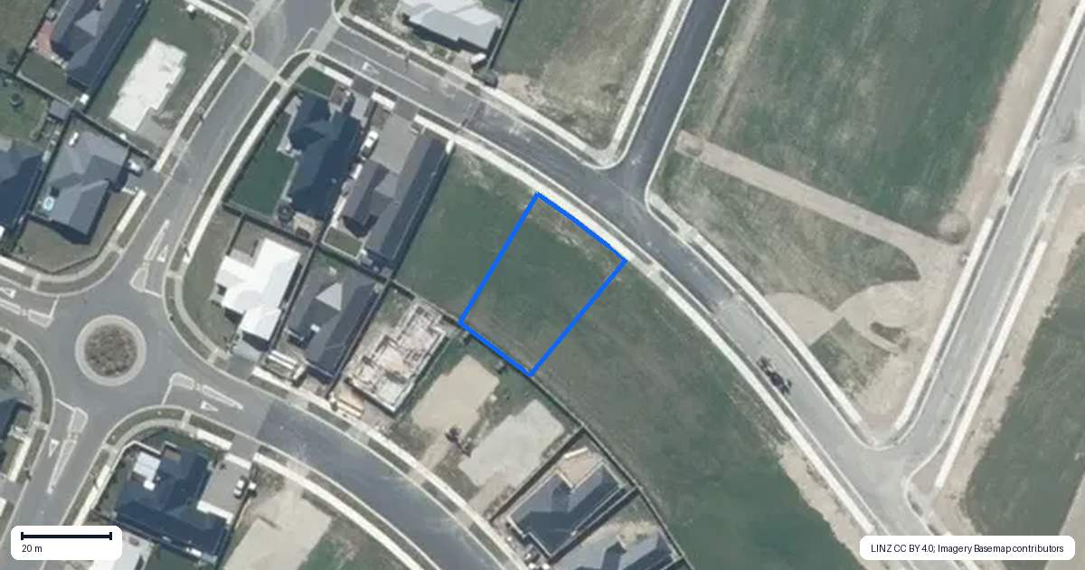Property context map for 40 Wakeman Drive, Lincoln