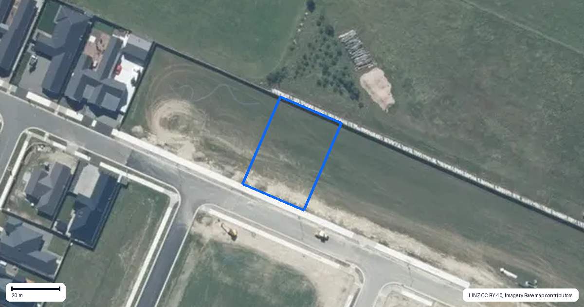 Property context map for 83 Halpin Drive, Lincoln