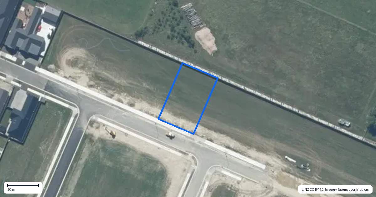 Property context map for 85 Halpin Drive, Lincoln