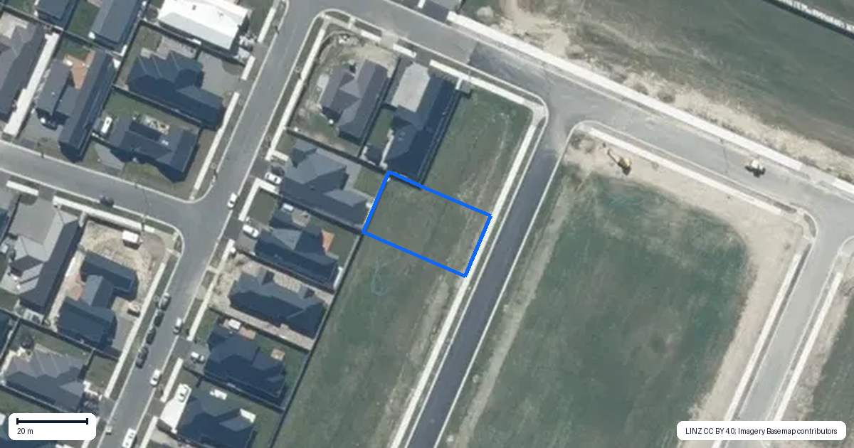 Property context map for 15 Frank Chittock Street, Lincoln