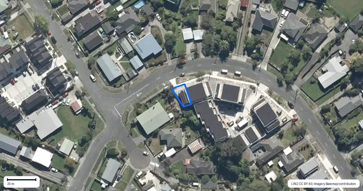 Property context map for 1/4 Tawhai Street, Stokes Valley, Lower Hutt