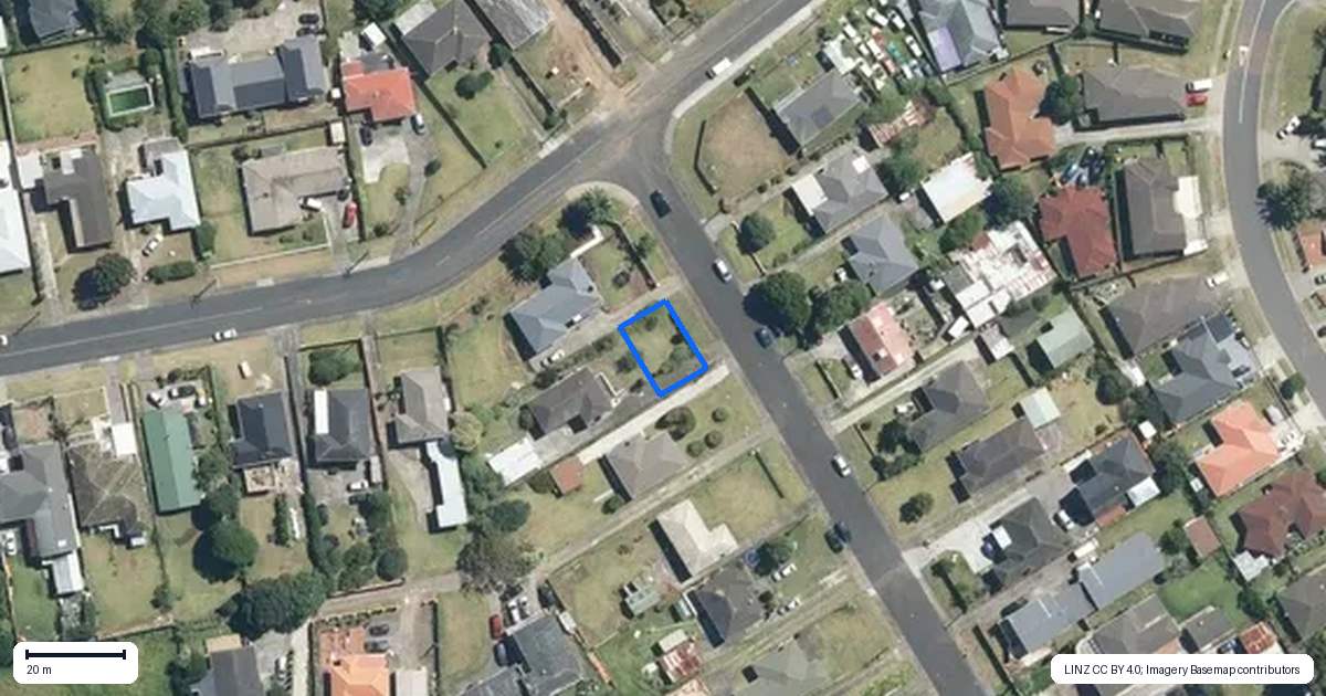 Property context map for 3A Richard Road, Mangere, Auckland
