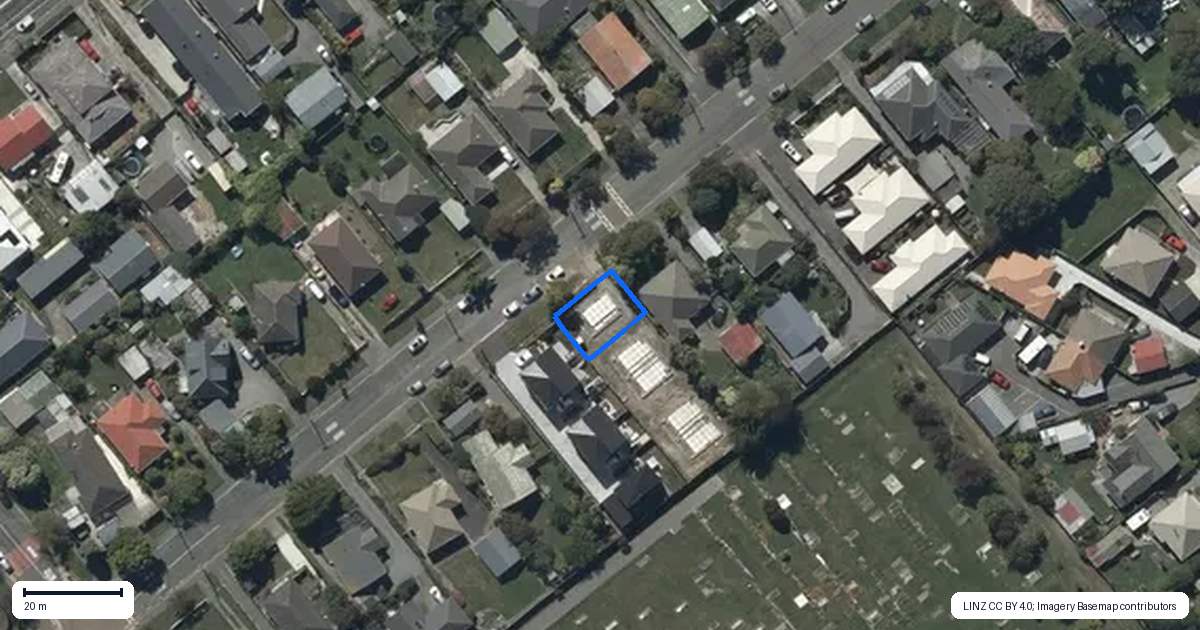 Property context map for 1/48 Roker Street, Somerfield, Christchurch