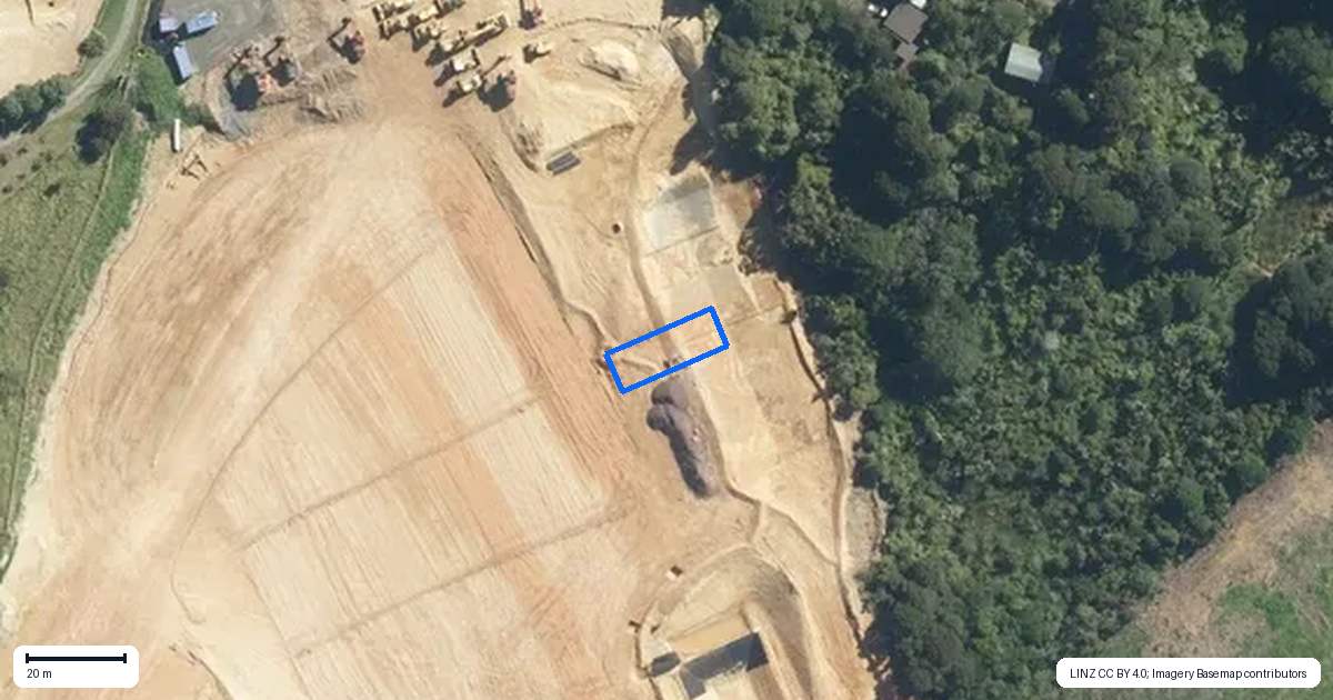 Property context map for 53 Awa Uru Road, Orewa