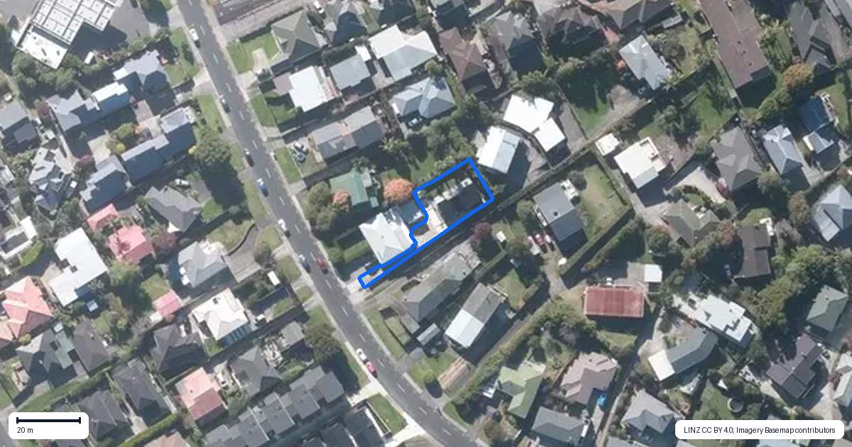 Property context map for 46A Nelson Street, Howick, Auckland