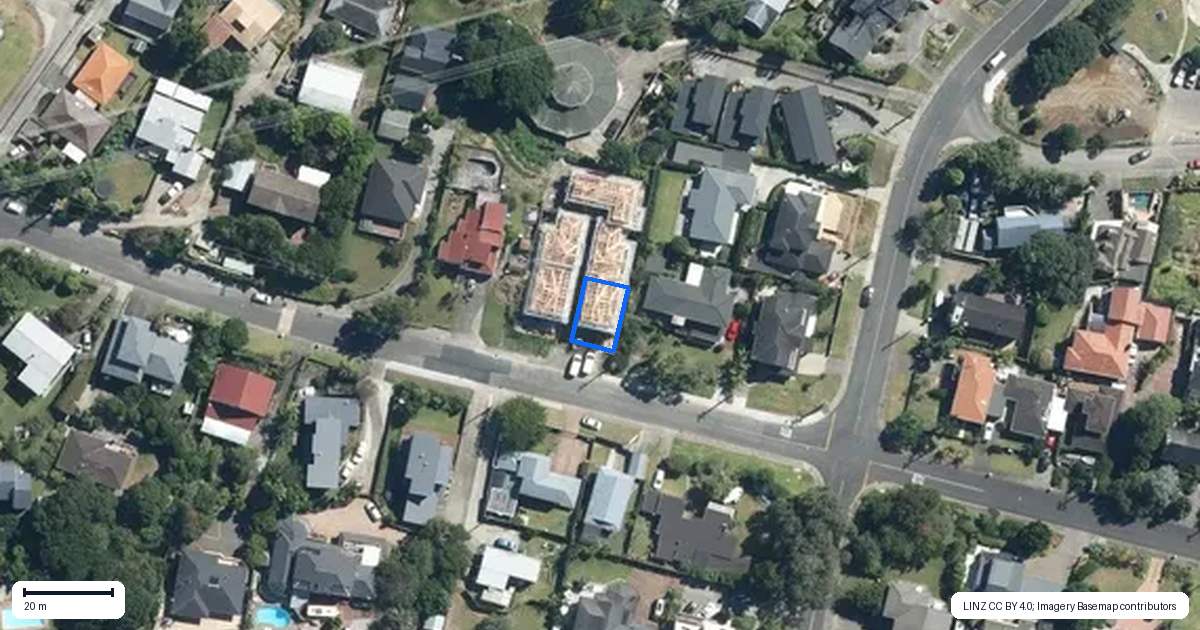 Property context map for 36E Hoskins Avenue, Hillsborough, Auckland