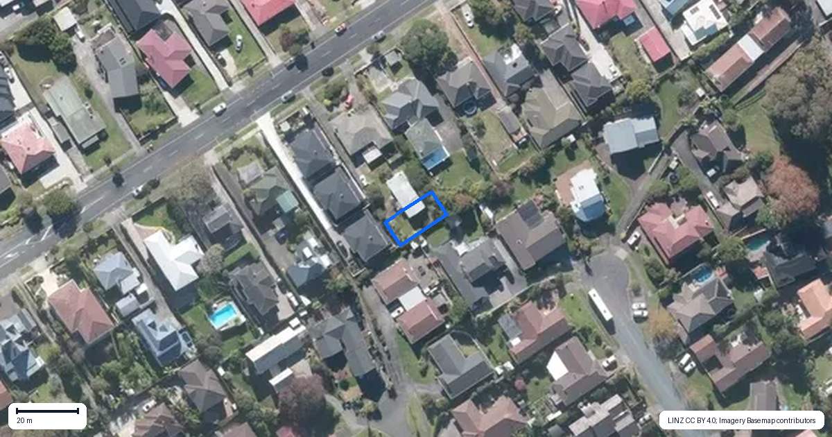 Property context map for 7/32 Bradbury Road, Botany Downs, Auckland