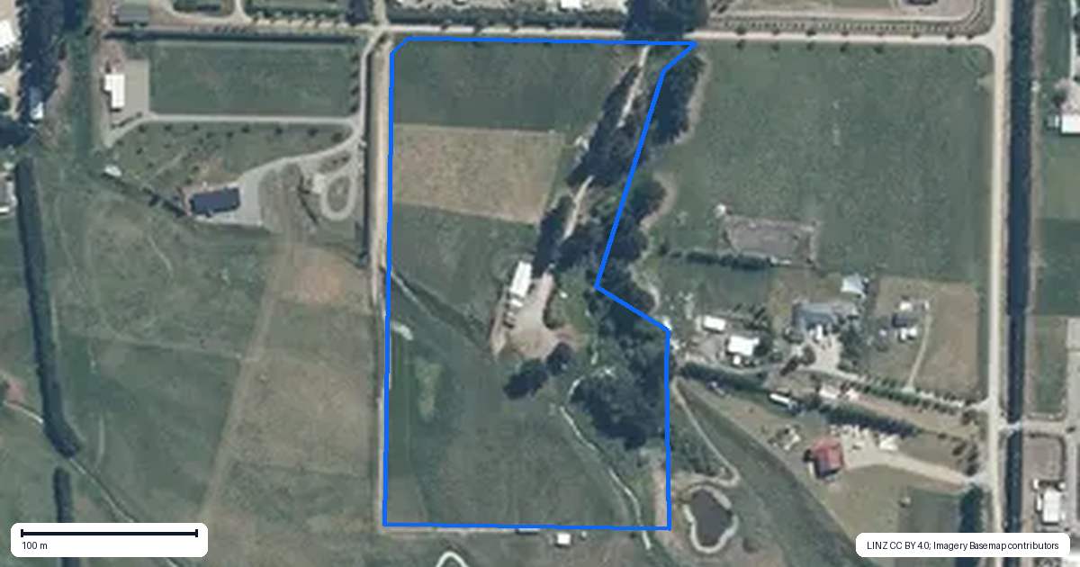 Property context map for 47 Swamp Road, Loburn
