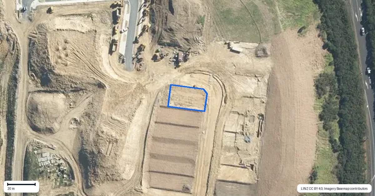 Property context map for 73 Huanui Drive, Wainui