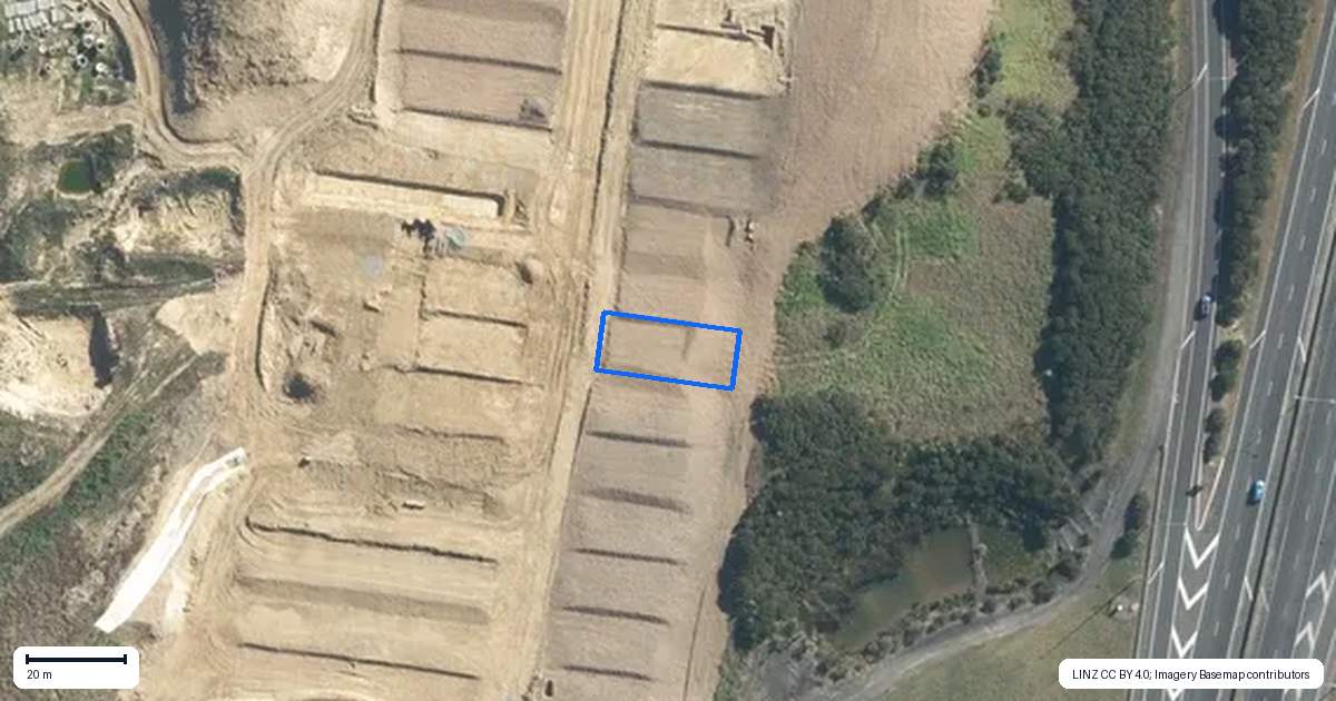 Property context map for 78 Huanui Drive, Wainui