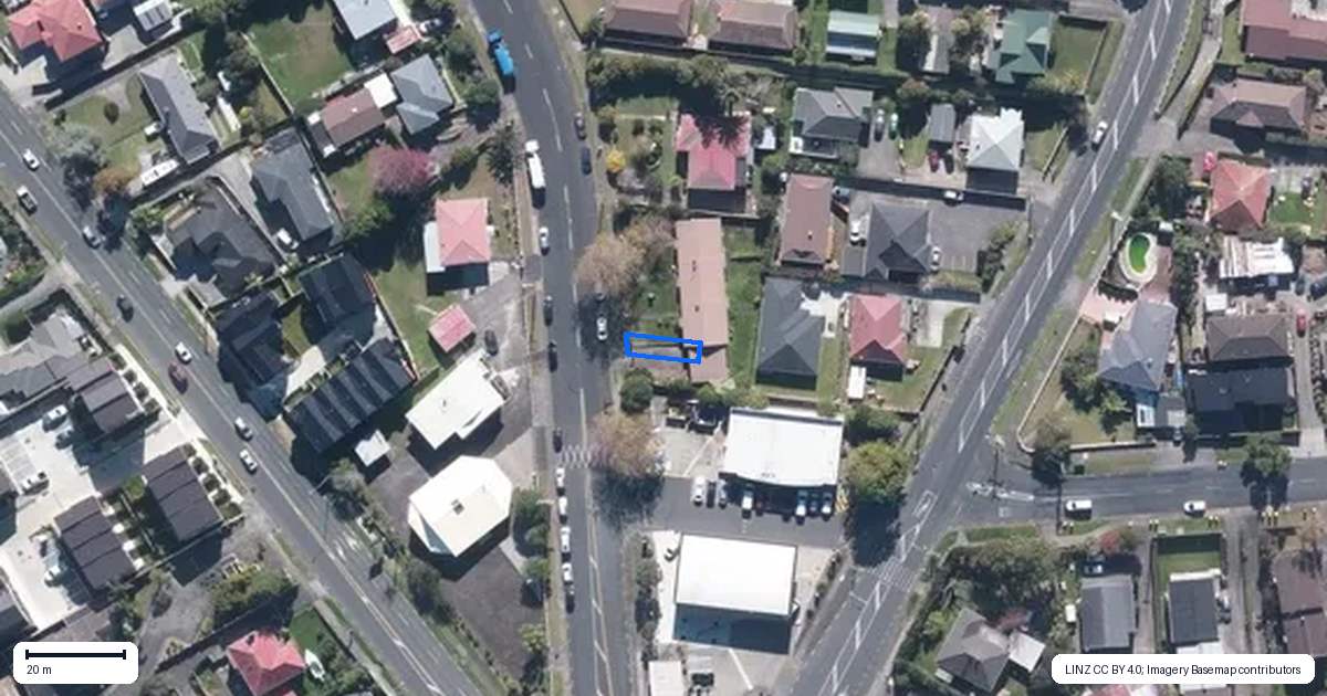 Property context map for 2/17 Norcross Avenue, Henderson, Auckland