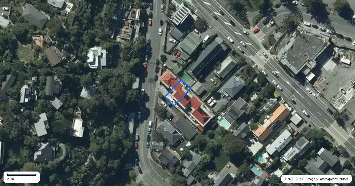 Property context map for 2/5 Nayland Street, Clifton, Christchurch