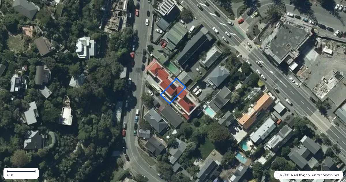 Property context map for 3/5 Nayland Street, Clifton, Christchurch