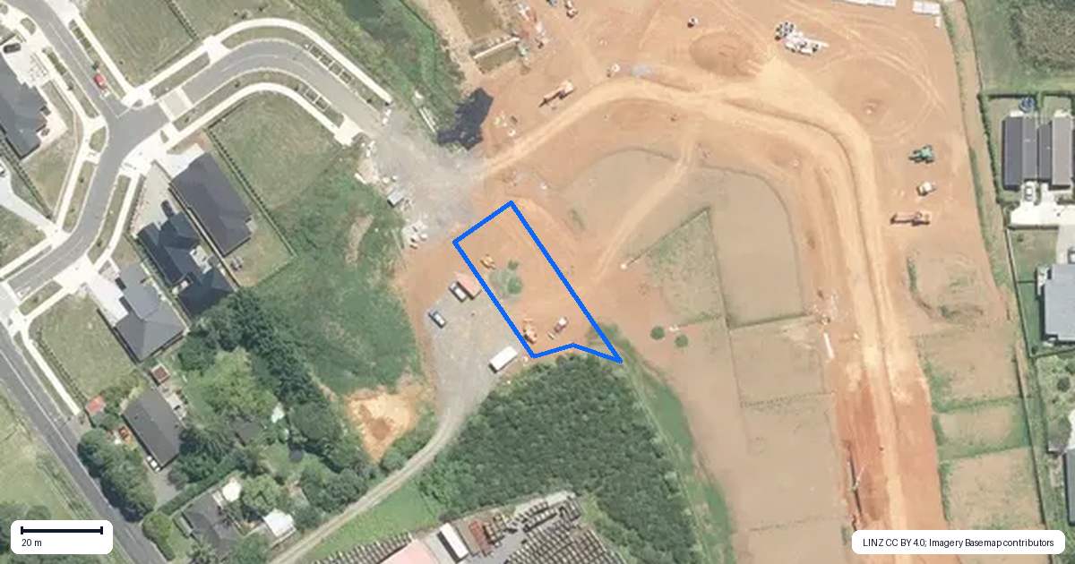 Property context map for 24 Rongoa Maori Way, Pukekohe