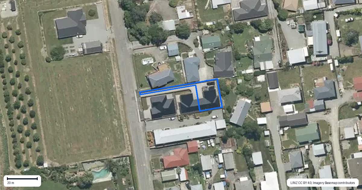 Property context map for 6B Wallingford Road, Temuka