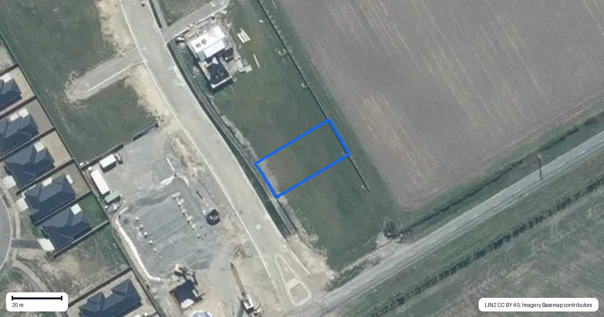 Property context map for 119 Scout Street, Rolleston
