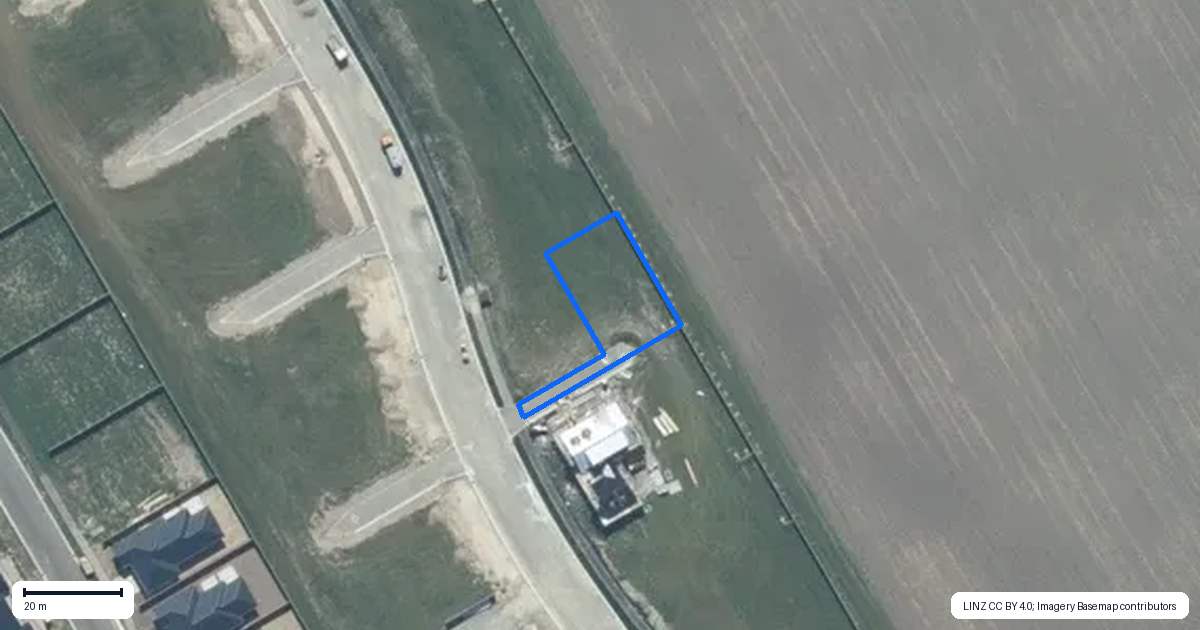 Property context map for 109 Scout Street, Rolleston