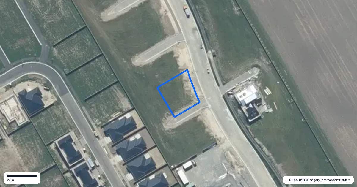 Property context map for 122 Scout Street, Rolleston