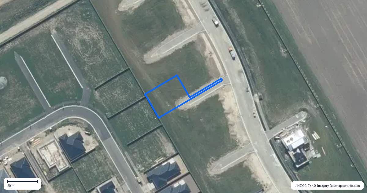 Property context map for 116 Scout Street, Rolleston