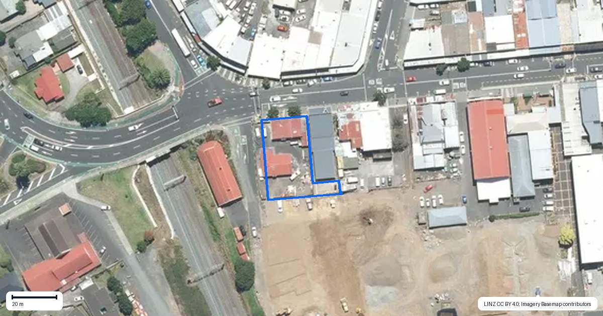 Property context map for 7 St George Street, Papatoetoe, Auckland