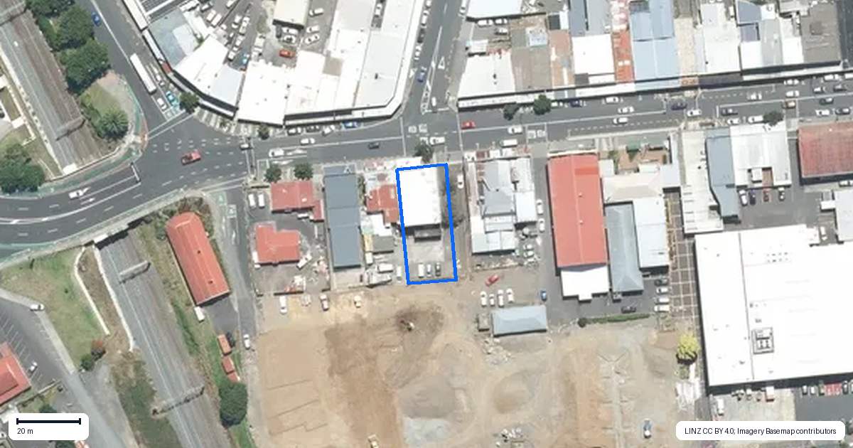 Property context map for 17 St George Street, Papatoetoe, Auckland