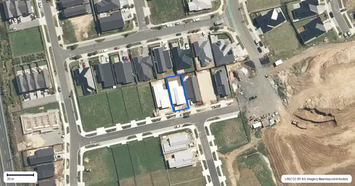 Property context map for 11 Auburn Green, Peacocke, Hamilton