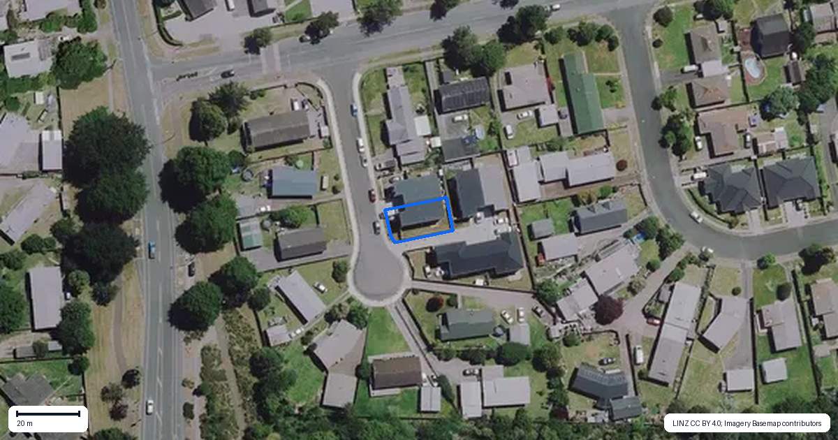 Property context map for 2/3 Frost Place, Pukete, Hamilton