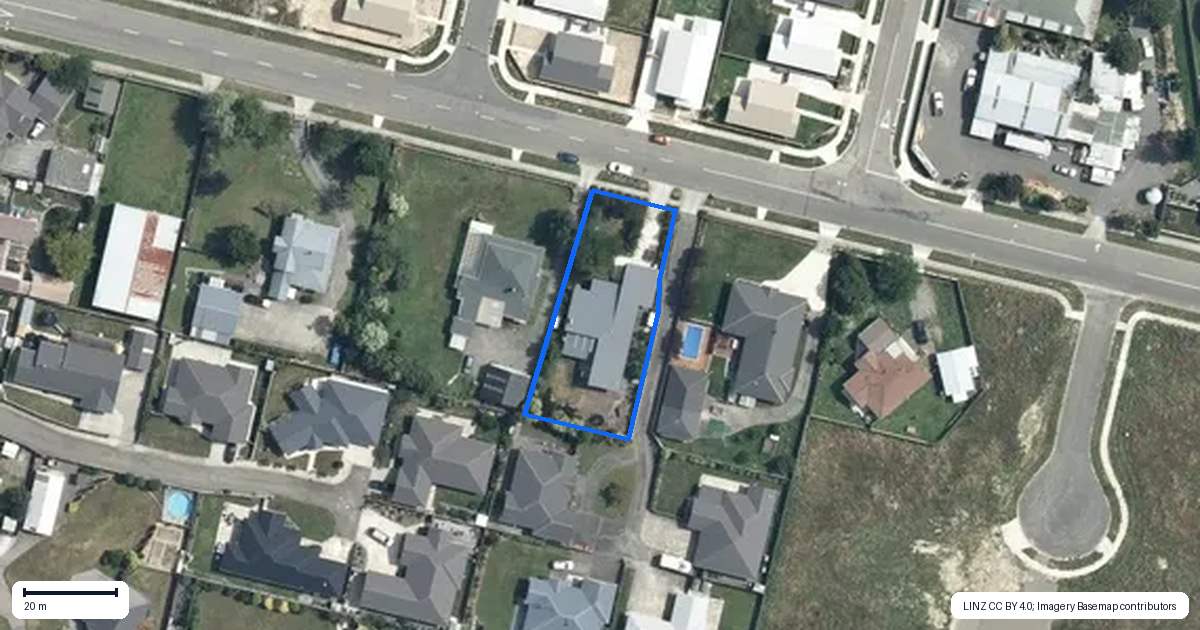 Property context map for 129A Port Street East, Maewa, Feilding