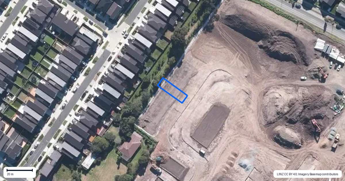 Property context map for 37 Wavecrest Lane, Hobsonville, Auckland