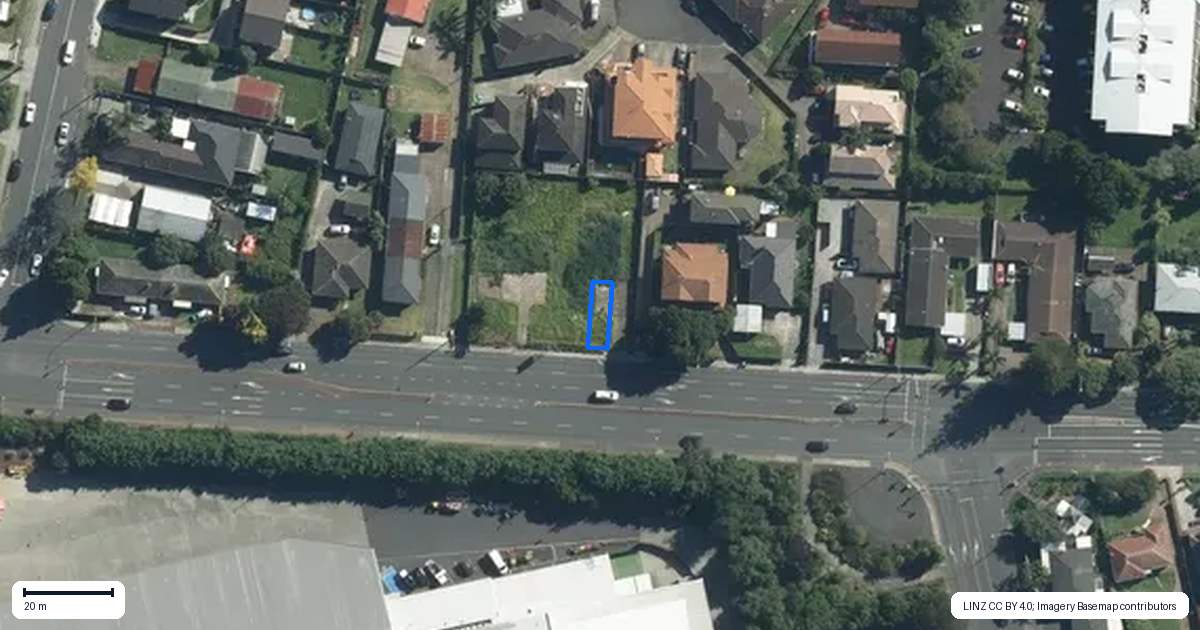 Property context map for 7/42 Waipuna Road, Mount Wellington, Auckland