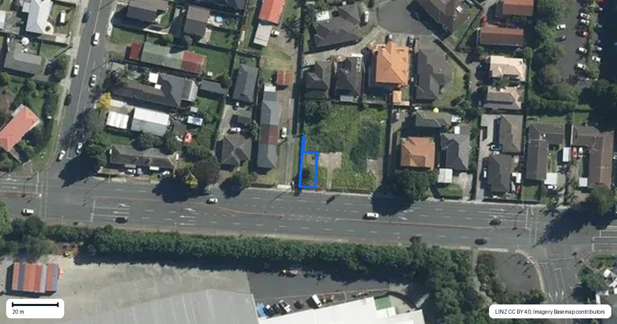 Property context map for 1/42 Waipuna Road, Mount Wellington, Auckland