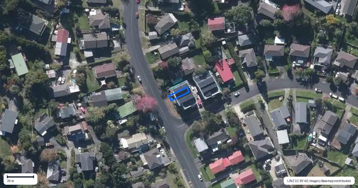 Property context map for 2/22 Kemp Road, Massey, Auckland
