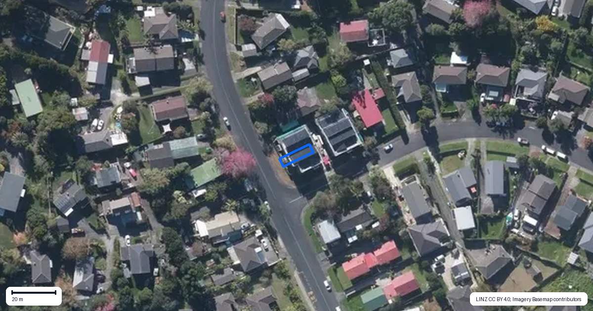 Property context map for 3/22 Kemp Road, Massey, Auckland