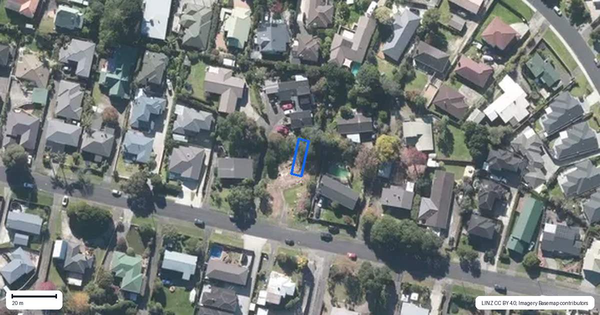 Property context map for 6/21 Baird Street, Howick, Auckland