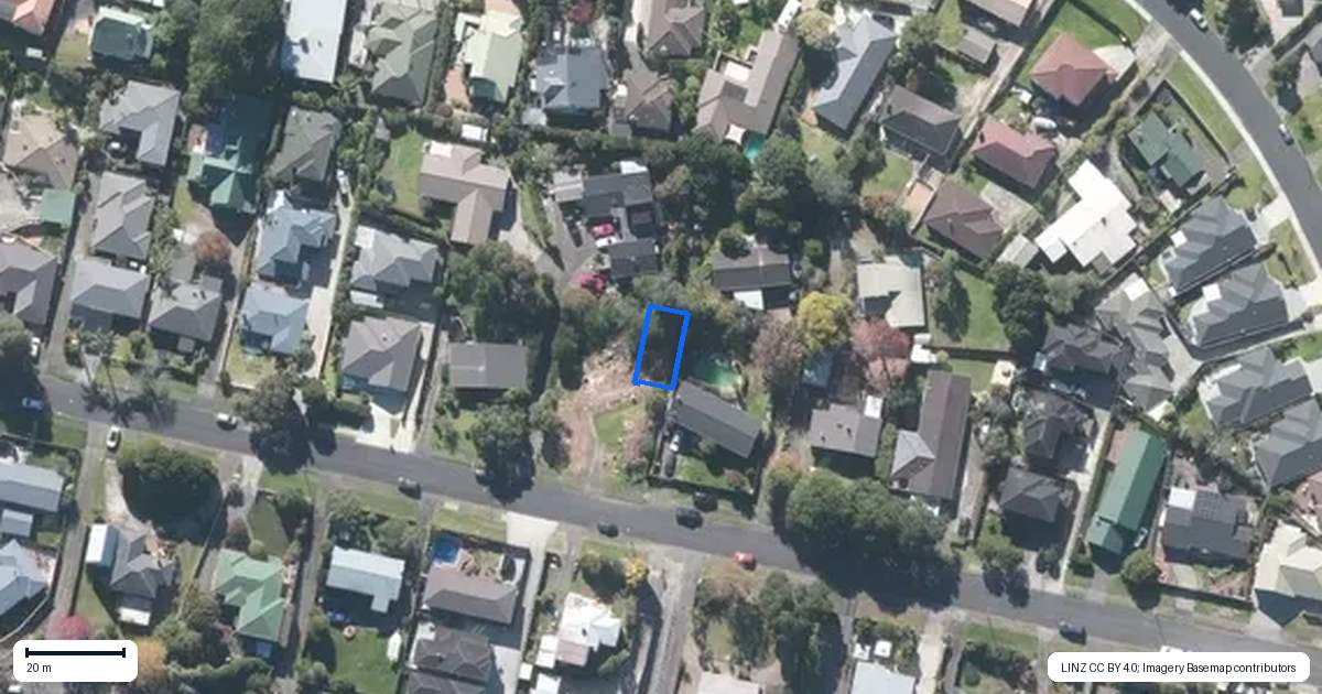 Property context map for 5/21 Baird Street, Howick, Auckland