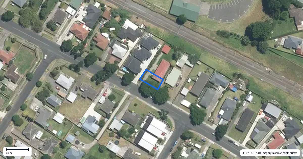 Property context map for 104A Gloucester Road, Manurewa, Auckland