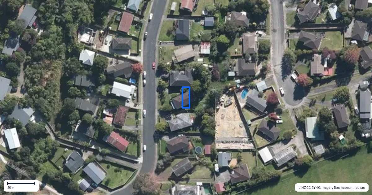 Property context map for 32A Flaxdale Street, Birkdale, Auckland