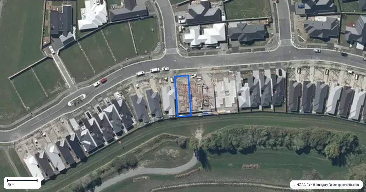 Property context map for 66 River Stone Drive, Halswell, Christchurch