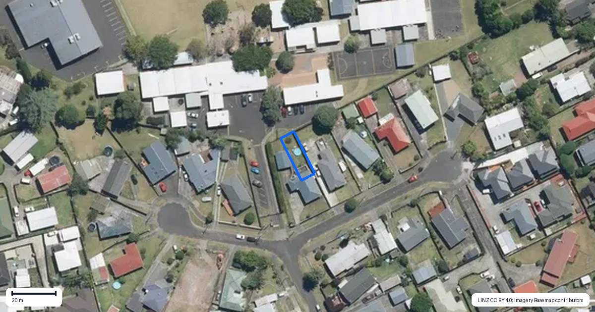 Property context map for 3/2 Chaucer Place, Blockhouse Bay, Auckland