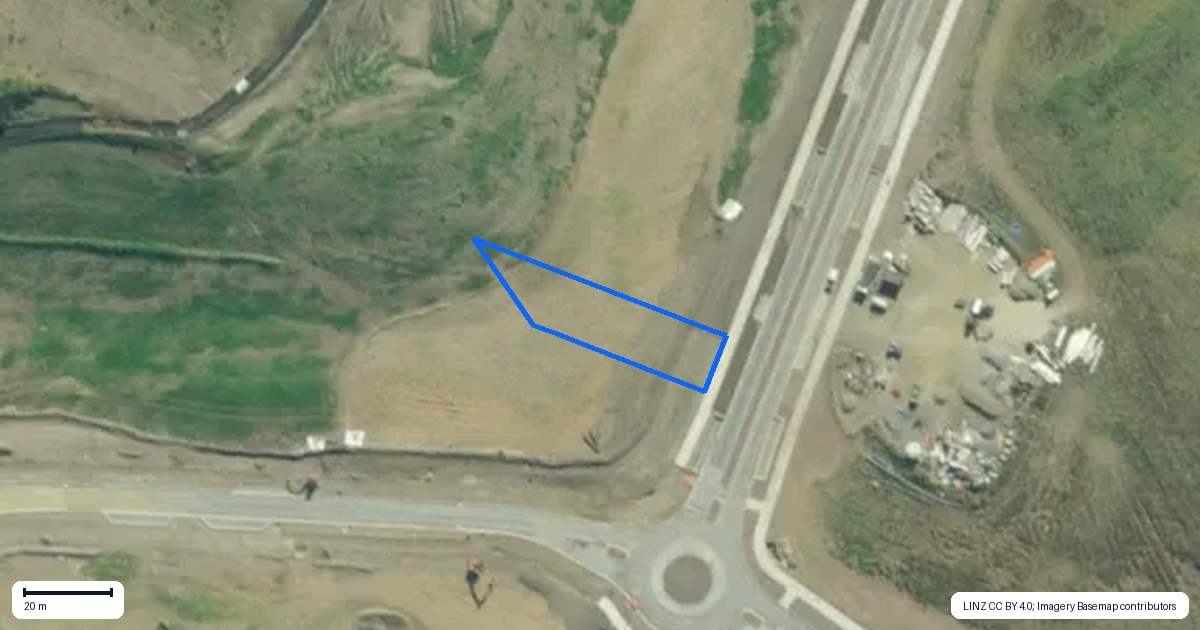 Property context map for 3 Central Park Drive, Mangawhai