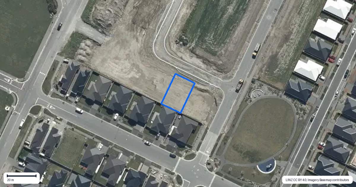 Property context map for 3 Rita Angus Road, Belfast, Christchurch