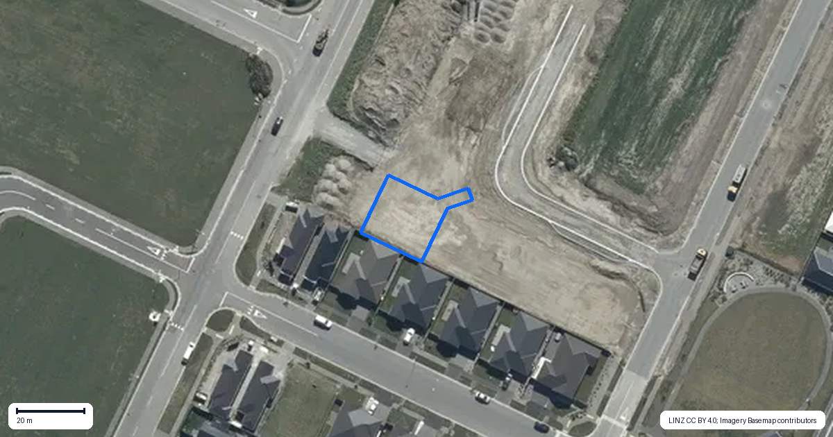 Property context map for 9 Rita Angus Road, Belfast, Christchurch