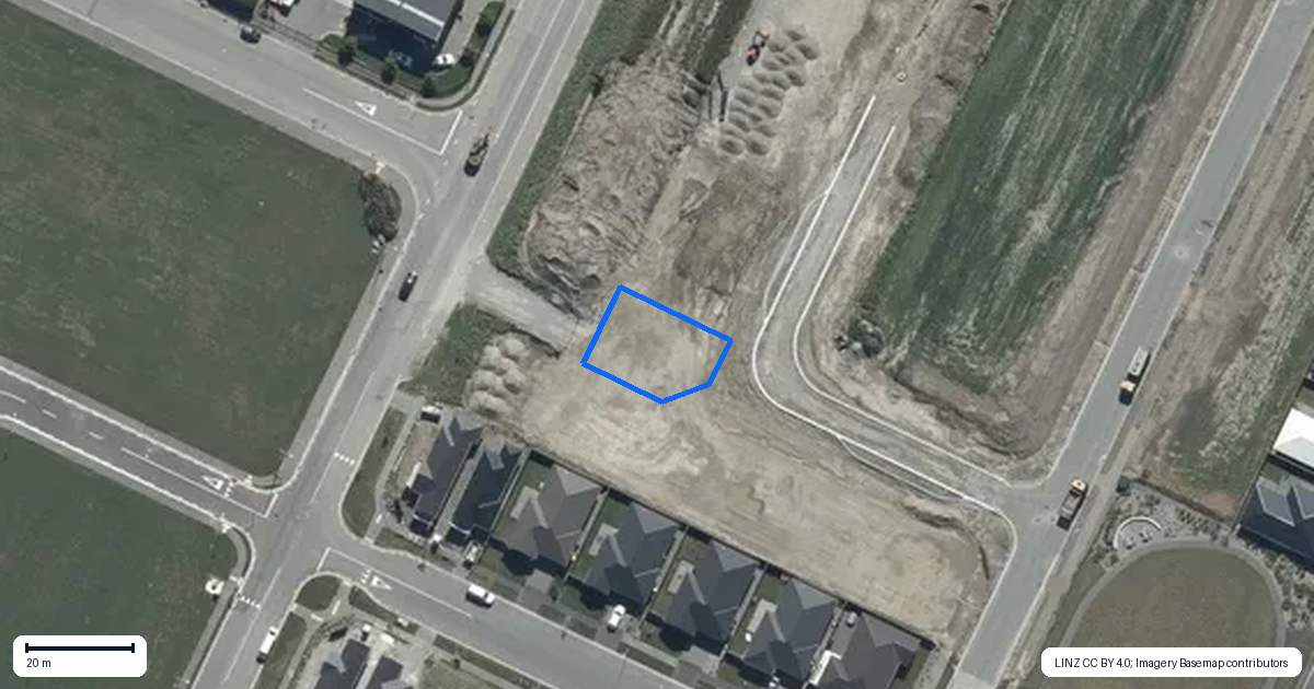 Property context map for 11 Rita Angus Road, Belfast, Christchurch