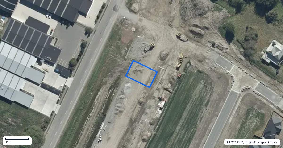 Property context map for 37 Rita Angus Road, Belfast, Christchurch