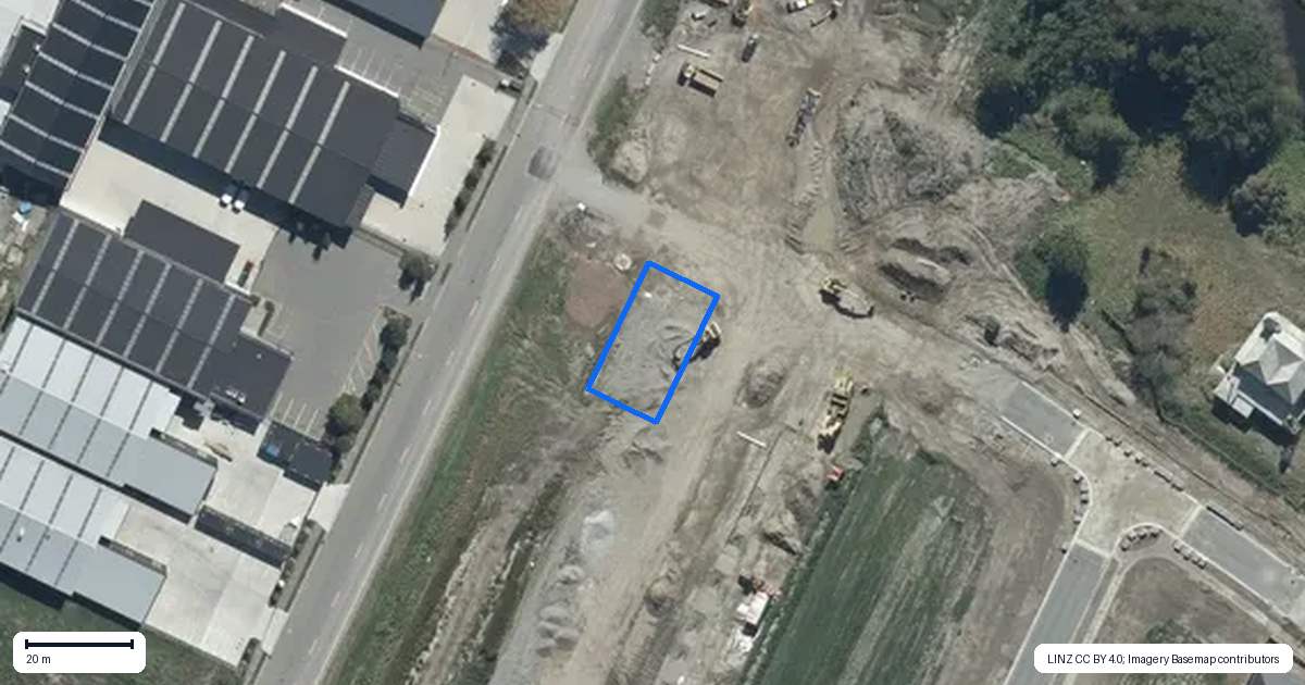Property context map for 89 Bill Hammond Drive, Belfast, Christchurch