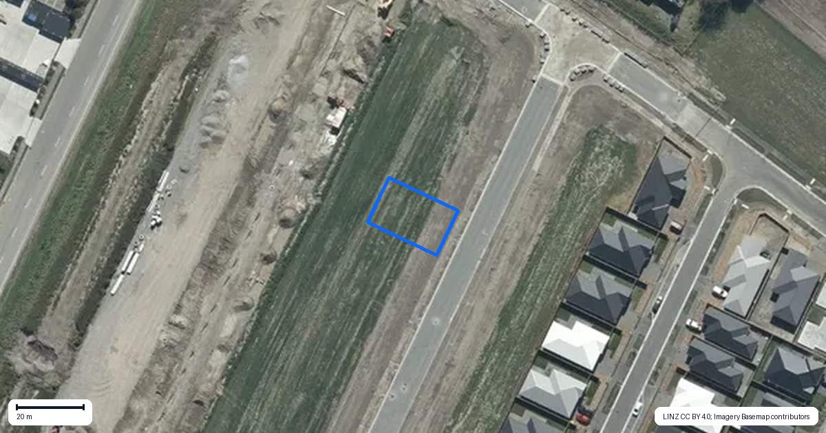 Property context map for 23 Doris Lusk Street, Belfast, Christchurch