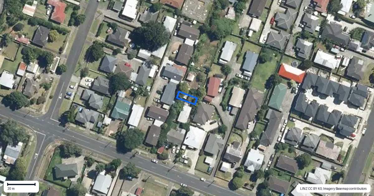 Property context map for 4/21 Tennessee Avenue, Mangere East, Auckland