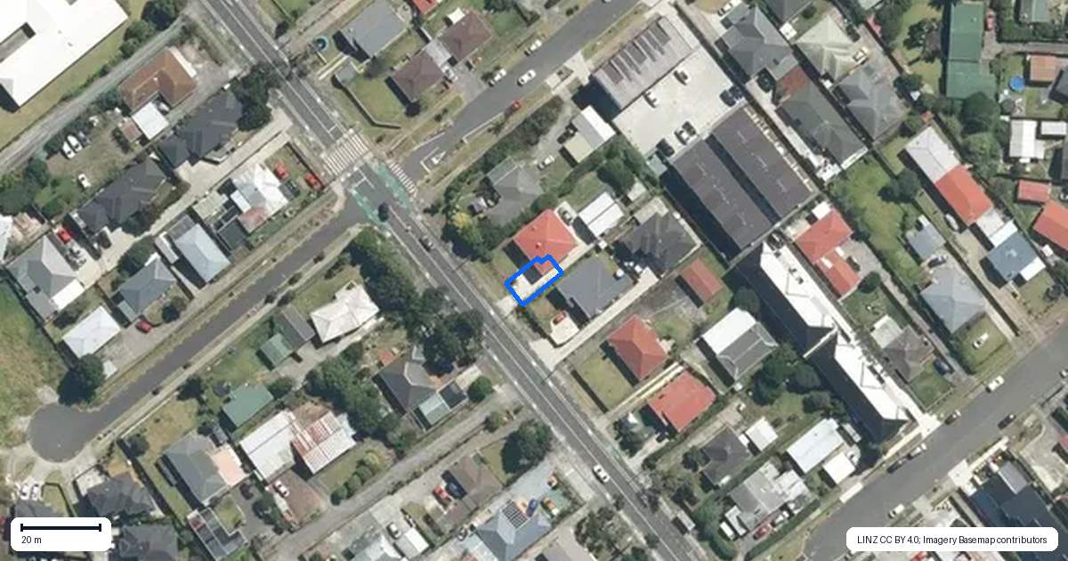 Property context map for 1/13 Thomas Road, Mangere, Auckland