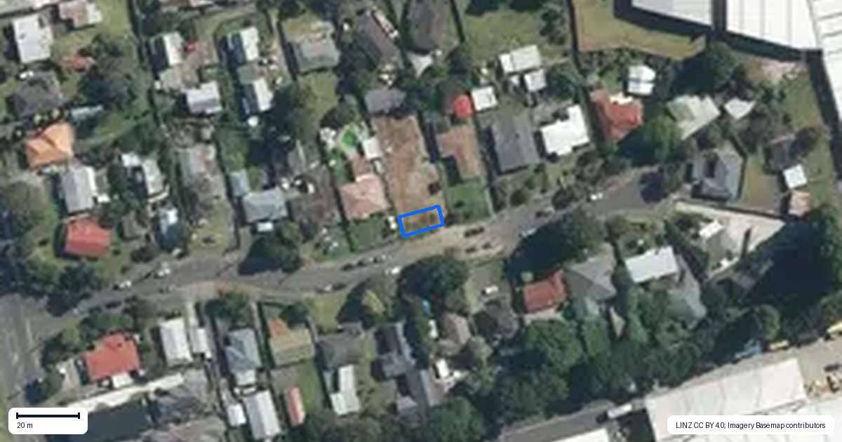 Property context map for 1/19 Matangi Road, Mount Wellington, Auckland